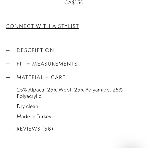 Mint Condition Anine Bing Sydney Sweater, Grey, Large $420 - Picture 6 of 8